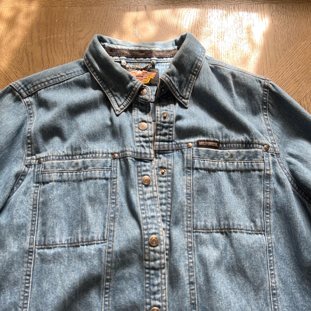 Harley Davidson denim shirt 1W